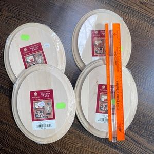 No longer available. solid Basswood plaques. New never used from 80s/90s.